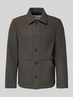 Płaszcze męskie - Kurtka wełniana o kroju regular fit z wykładanym kołnierzem - miniaturka - grafika 1