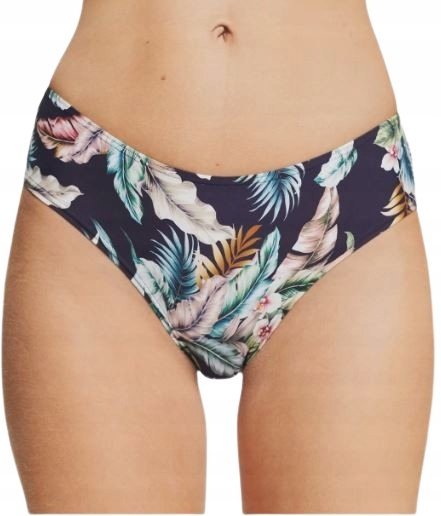 ESPRIT DÓŁ OD BIKINI GRANATOWY W KWIATY 42 SPU