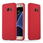 Etui i futerały do telefonów - Cadorabo Samsung Galaxy S7 etui silikonowe firmy   ultra cienki design, poliuretan termoplastyczny (TPU), etui ochronne  etui na telefon komórkowy, tylna osłona na telefon, Samsung Galaxy S7 DE-107155 - miniaturka - grafika 1