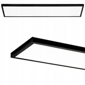 Lampy sufitowe - Panel Led sufitowy 120x30 50W natynkowy czarny CCD - miniaturka - grafika 1