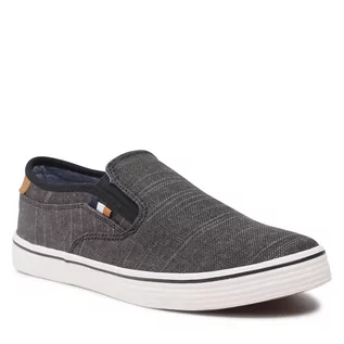 Trampki damskie - Wrangler Tenisówki Calypso Slip On WM21001A Black 062 - grafika 1