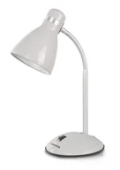 Lampy stojące - ELD113W Esperanza lampka biurkowa e27 alkes biała - miniaturka - grafika 1
