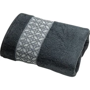 Ręcznik łazienkowy Luna 90 x 50 Antracyt Bawełna TEXPOL - Ręczniki - miniaturka - grafika 1