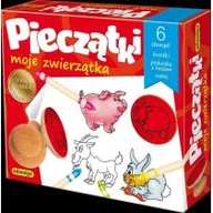 Gry planszowe - Adamigo Pieczątki Zwierzęta G-6144 - miniaturka - grafika 1