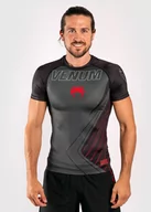 Koszulki sportowe męskie - Venum Rashguard Contender 5.0 Black/Red - miniaturka - grafika 1