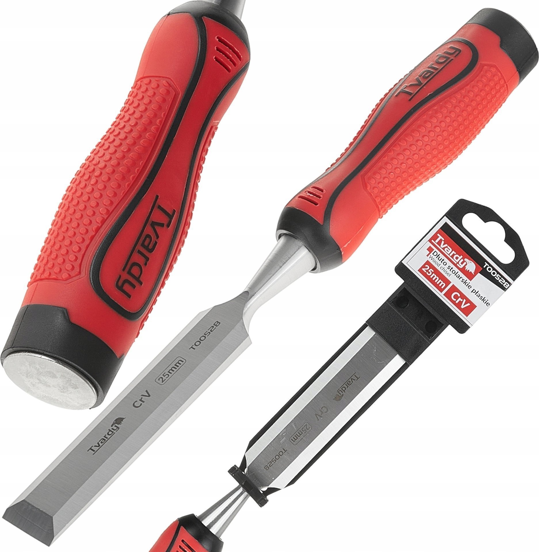 Dłuto stolarskie płaskie 25mm CrV 10/60