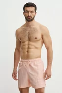 Stroje kąpielowe - Tommy Hilfiger szorty kąpielowe kolor różowy UM0UM03212 - miniaturka - grafika 1