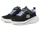 Buty dla dziewczynek - Skechers Sneakersy dziewczęce Wave 92, Czarny, 12.5 UK Child - miniaturka - grafika 1