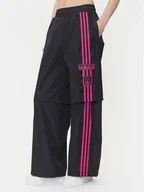 Spodnie sportowe damskie - adidas Spodnie dresowe Adibreak JD0088 Czarny Regular Fit - miniaturka - grafika 1