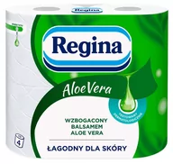 Papier toaletowy - Delitissue Papier toaletowy Regina Aloe Vera 3 warstwy (4 rolki) - miniaturka - grafika 1