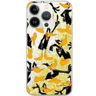 Etui i futerały do telefonów - ERT GROUP etui na telefon Apple Iphone 13 PRO, case oryginalny i oficjalnie licencjonowany przez Looney Tunes, wzór Duffy 002, optymalnie dopasowane, z efektem płynnego brokatu - miniaturka - grafika 1