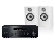 Zestawy stereo - Yamaha R-N600A (czarny) + 607 S3 (biały) - miniaturka - grafika 1