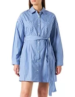 Sukienki - HUGO Damska sukienka kelenn, Medium Blue425, nie jest to produkt - miniaturka - grafika 1