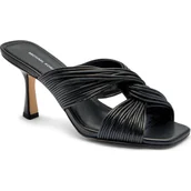 Klapki i japonki damskie - Michael Kors Klapki na szpilce ALESSIA | z dodatkiem skóry - miniaturka - grafika 1