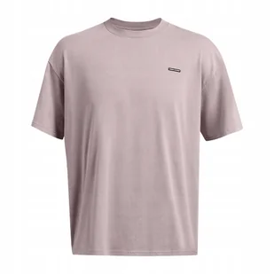 Koszulka męska Under Armour Hw Os Logo Wash tetra gray/white M - Koszulki męskie - miniaturka - grafika 1