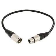 Złącza, przejściówki, adaptery - Kabel XLR (M) - XLR (F) 30cm - miniaturka - grafika 1