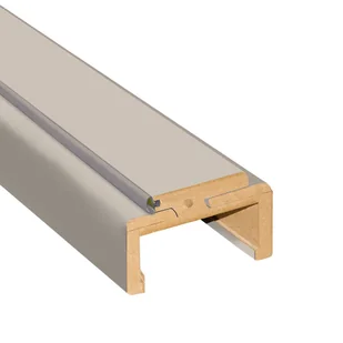 Belka górna 90 ościeżnicy regulowanej bezprzylgowej Kaszmir/Cashmere zakres 300-340 mm Voster - Ościeżnice - miniaturka - grafika 1