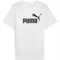 Koszulki męskie - Koszulka męska Puma Ess No.1 Logo Tee biała 682532 02 S - miniaturka - grafika 1