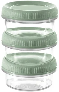 Zestaw 3 pojemników na sos Curver Smart To Go Eco Line 3 x 0,15l - Pojemniki kuchenne - miniaturka - grafika 1