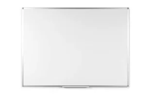 BoardsPlus - Tablica suchościeralna - 60 x 45 cm, z aluminiową ramą i półką na długopisy, powierzchnia z melaminy - Długopisy - miniaturka - grafika 1