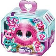 Maskotki i pluszaki - Tm Toys Fur Balls Zwierzątko niespodzianka różowy FUR635P - miniaturka - grafika 1