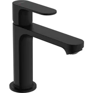 Baterie umywalkowe - HANSGROHE 72517670 Rebris S Jednouchwytowa bateria umywalkowa 110 z kompletem odpływowym Czarny Matowy - miniaturka - grafika 1