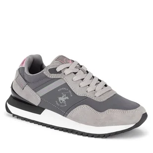 Sneakersy Beverly Hills Polo Club S9017-IW Szary - Sneakersy damskie - miniaturka - grafika 1