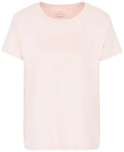 Armani Exchange Koszulka damska Sustainable, wytłoczone logo, Boyfriend Fit, Rosa, S - Koszulki i topy damskie - miniaturka - grafika 1