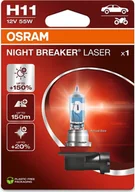 Żarówki samochodowe - Osram CAR LIGHT 55W12V PGJ19-2 10XBLI1 H11 - miniaturka - grafika 1