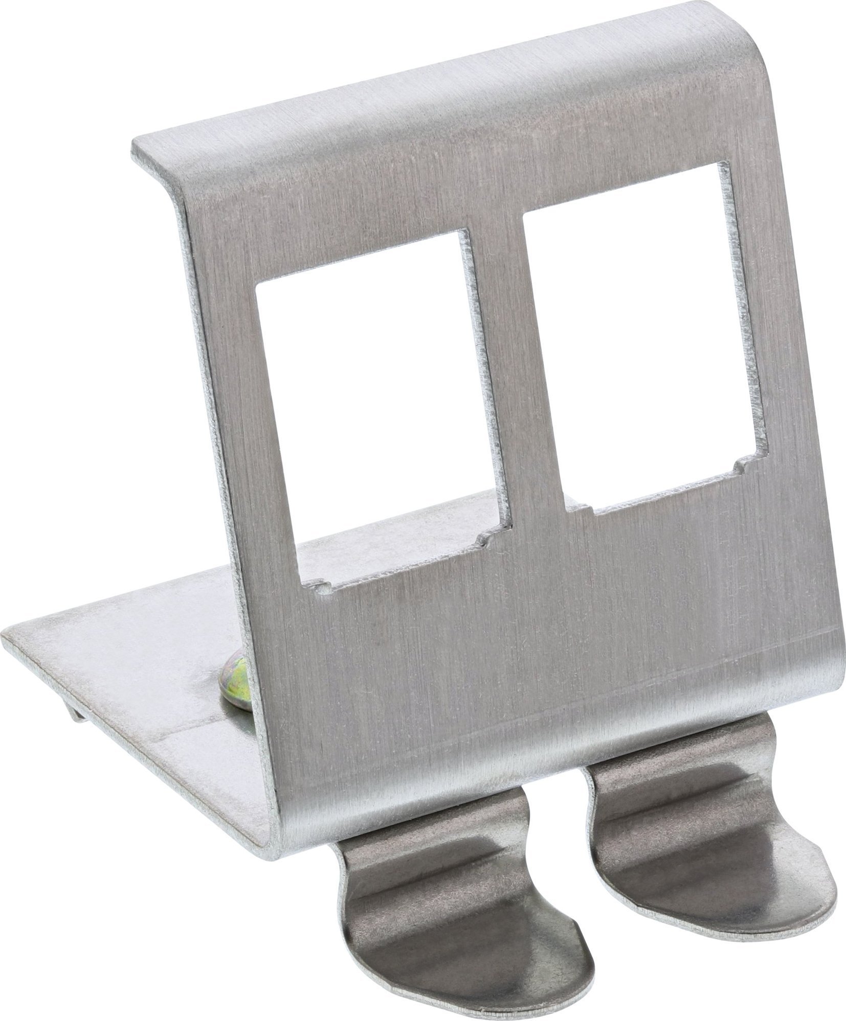 InLine InLine® Keystone Mounting for DIN rail, 2-port, metal 76203B