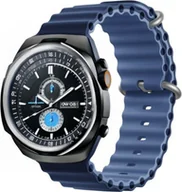 Akcesoria do smartwatchy - Devia Pasek Deluxe Sport6 do Apple Watch 42mm/ 44mm/ 45mm/ 49mm Niebieski - miniaturka - grafika 1