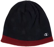 Czapki damskie - Champion Unisex_Dzianinowa dwustronna czapka beanie dla dorosłych, granatowa/karminowa czerwona, jeden rozmiar - miniaturka - grafika 1