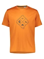 Koszulki sportowe męskie - Regatta Koszulka sportowa "Fingal Stretch" w kolorze pomarańczowym - miniaturka - grafika 1
