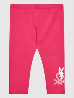 Legginsy - Benetton United Colors Of Legginsy 3P4ZGF001 Różowy Slim Fit - grafika 1