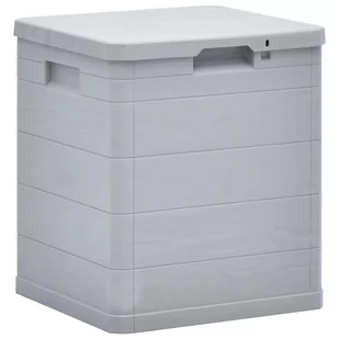 vidaXL Skrzynia ogrodowa, 90 L, jasnoszara vidaXL - Pozostałe meble ogrodowe - miniaturka - grafika 1