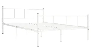 Białe metalowe łóżko 120x200 cm Ecavo 4X - Łóżka - miniaturka - grafika 1