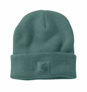 Czapka zimowa Carhartt Black Label Watch Hat 101070 Slate green - Czapki damskie - miniaturka - grafika 1