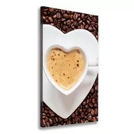 Obrazy i zdjęcia na płótnie - Foto obraz canvas pionowy Filiżanka kawy - miniaturka - grafika 1