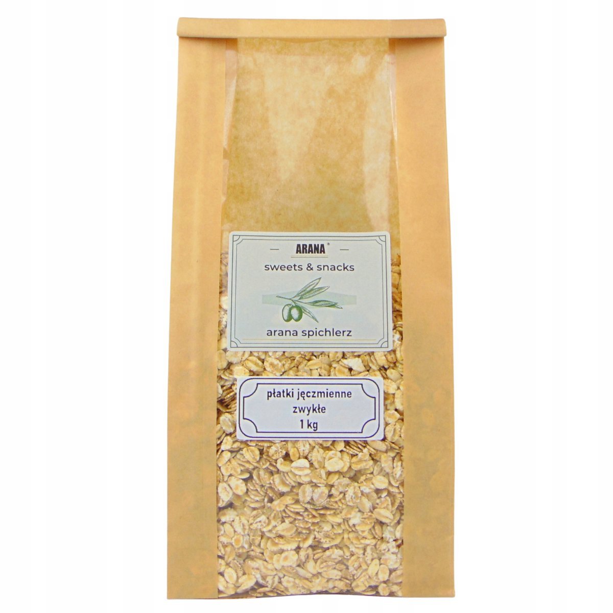 PŁATKI JĘCZMIENNE 1 kg naturalne bez cukru wysoka jakość