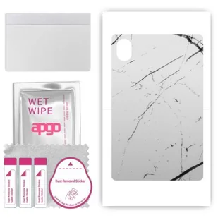 folia naklejka skórka strukturalna na TYŁ do Huawei MatePad 11.5 S - Marmur Biały - apgo SKINS - Akcesoria do tabletów i e-booków folia naklejka skórka strukturalna na TYŁ do Huawei MatePad 11.5 S - Marmur Biały - apgo SKINS - Akcesoria do tabletów i e-booków - miniaturka - grafika 1