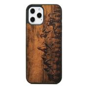 Etui i futerały do telefonów - Drewniane etui iPhone 12 Pro Max Góry Imbuia ForestZone - miniaturka - grafika 1