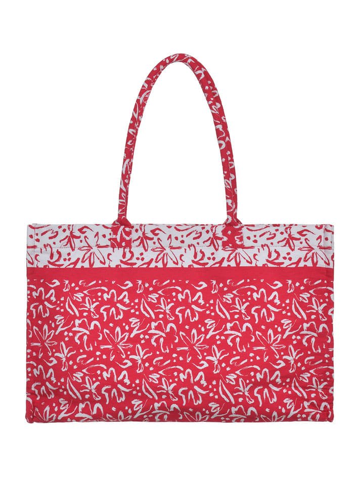 BLE Shopper bag w kolorze czerwonym - 58 x 32 cm