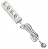 Przedłużacze i rozgałęźniki - Przedłużacz schuko 4 gniazda, 5m, GTV - miniaturka - grafika 1