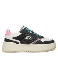 Sneakersy damskie - Sneakersy D.Franklin DFSH321096 Czarny - miniaturka - grafika 1