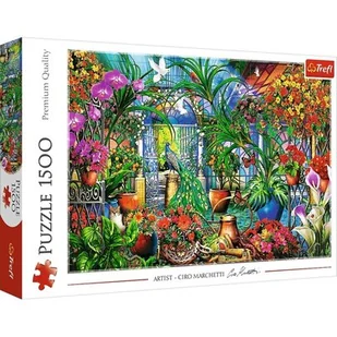 Trefl Puzzle 1500 elementów Tajemniczy ogród GXP-785302 - Puzzle - miniaturka - grafika 1