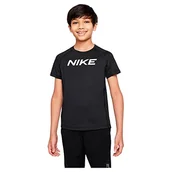 Koszulki i topy damskie - NIKE DM8528-010 B NP DF SS Top Sweatshirt Boy's Black Size S - miniaturka - grafika 1