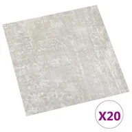 Panele podłogowe - shumee shumee Samoprzylepne panele podłogowe 20 szt. PVC 1,86 m - miniaturka - grafika 1