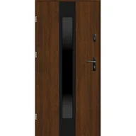 Drzwi zewnętrzne - Drzwi Prato 2 orzech 90 lewe - miniaturka - grafika 1