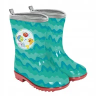 Kalosze damskie - Kalosze odblaskowe świecące zielone dziecięce gumowce gumiaki 30/31 Perlett - miniaturka - grafika 1