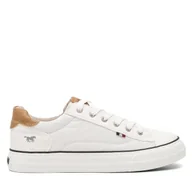 Trampki damskie - Trampki Mustang 1272-307-1 Biały - miniaturka - grafika 1